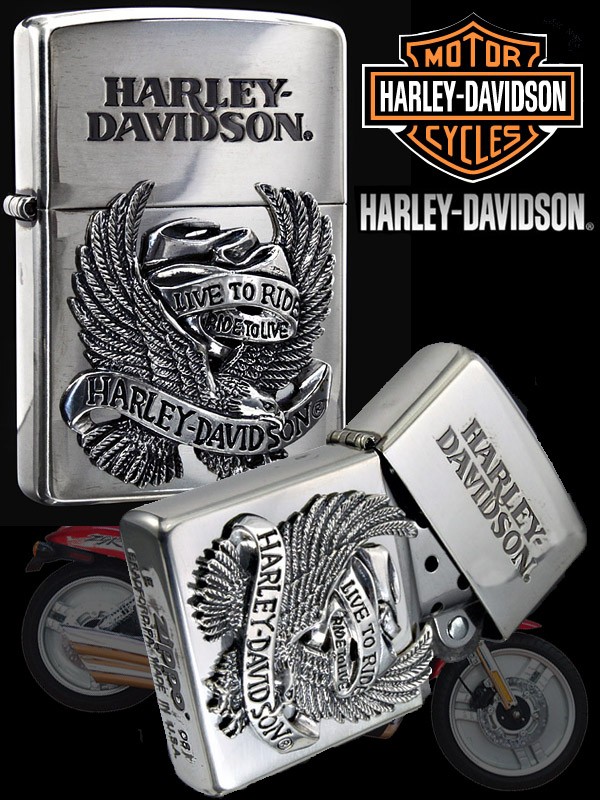 【ZIPPO】ハーレーダビットソンジッポー/ビッグメタルHDP8 シルバーいぶし 画像2