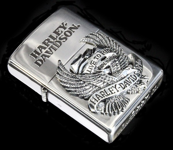 【ZIPPO】ハーレーダビットソンジッポー/ビッグメタルHDP8 シルバーいぶし 画像3